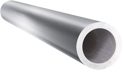 Circle shaped aluminum extrusion profile with a hollow center.